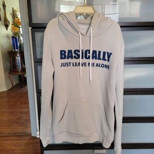 Leave me alone hooded sweatshirt